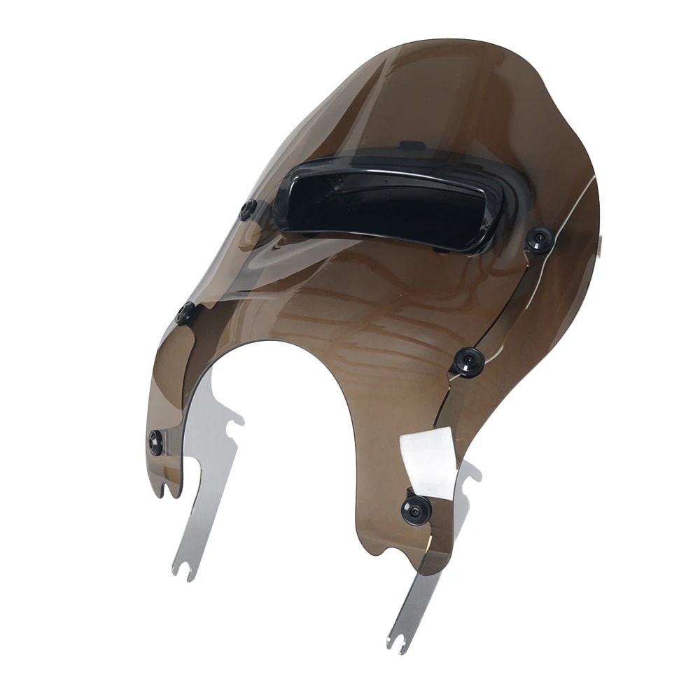 Motorcycle Detachables Wind Splitter Vented Windshield Windscreen for  94-later Road King Models (except FLHRS)